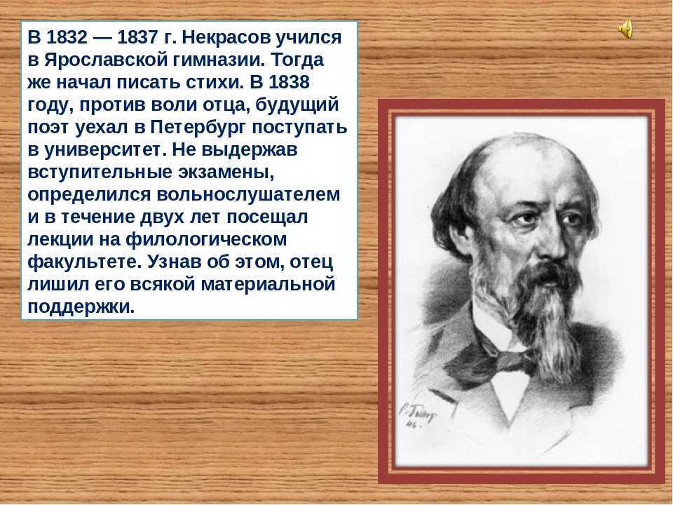 Николай некрасов: биография