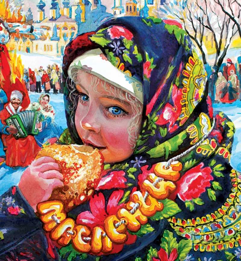Сочинение-описание картины «масленица», кустодиев (2 варианта - кратко и подробно)