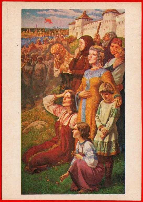 Сочинение-описание по картине проводы ополчения ракши (для 8 класса)