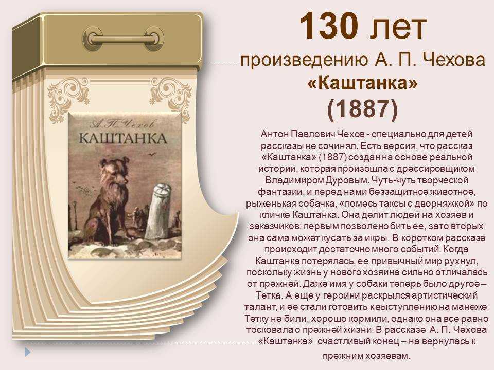 Кратко «каштанка» а. п. чехов