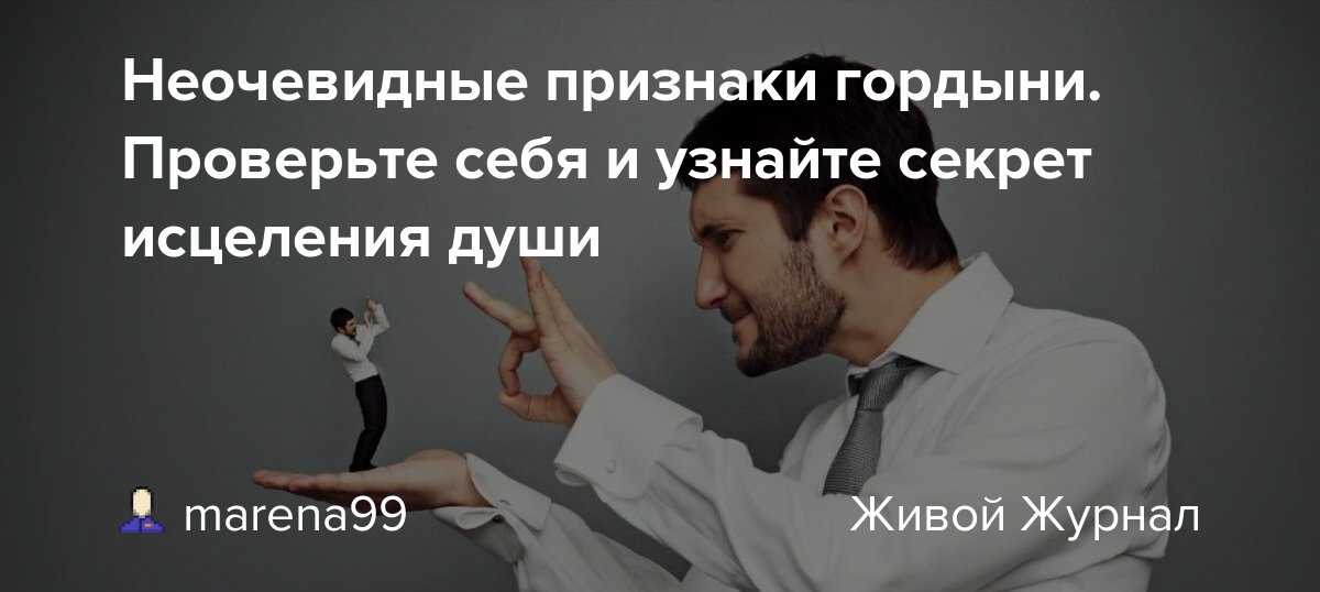 Гордость – стремление наслаждаться собственным превосходством.