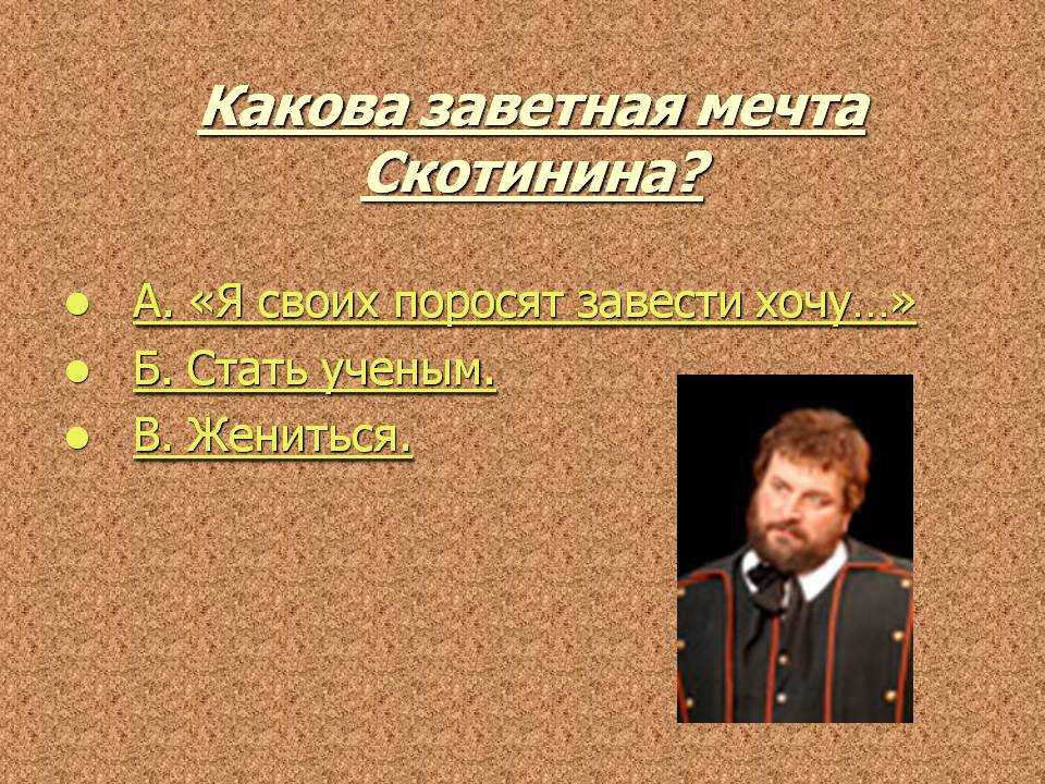 Скотинин недоросль. характеристика и образ скотинина в комедии недоросль фонвизина сочинение