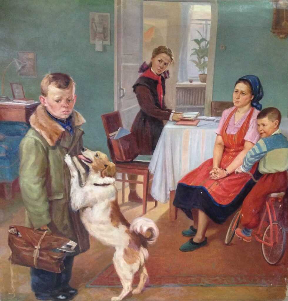 Мое отношение к картине решетникова опять двойка. сочинение по картине ф. п. решетникова «опять двойка