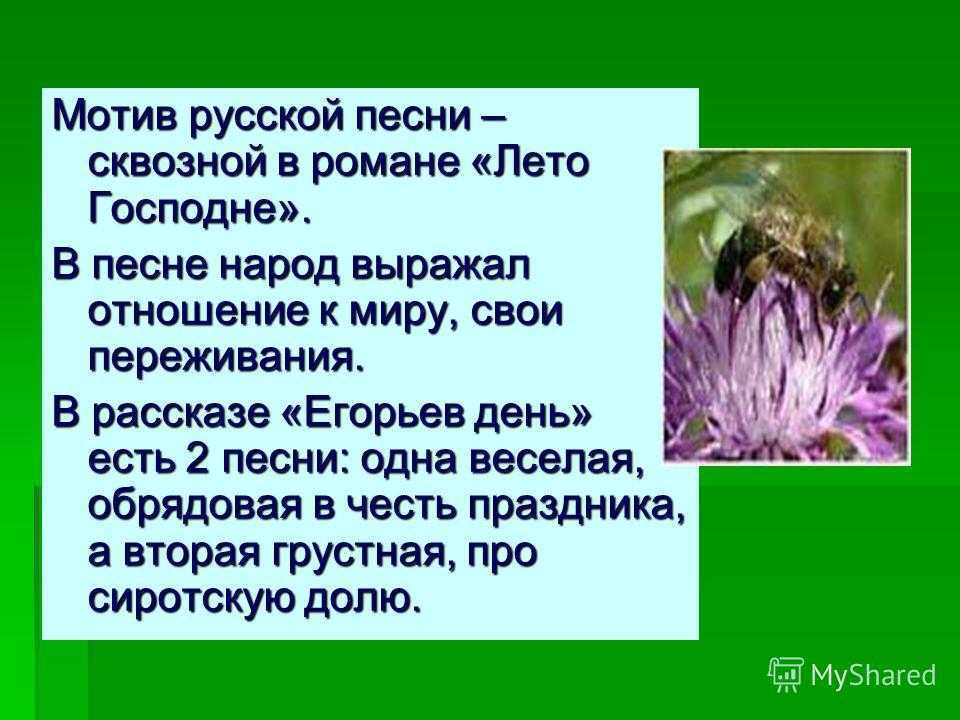 "русская песня" шмелев: план рассказа, краткое содержание, что писать?