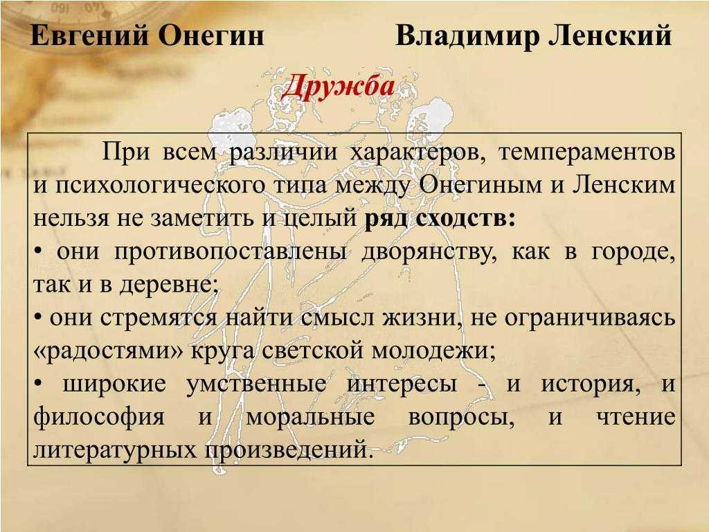 ✅ онегин и ленский сравнительная характеристика героев. онегин и ленский: сравнительная характеристика образов - radostvsem.ru