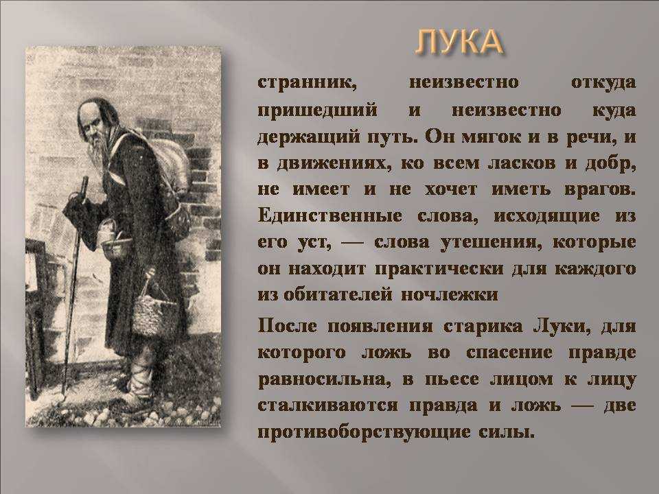 Характеристика героев "на дне": главные и второстепенные персонажи