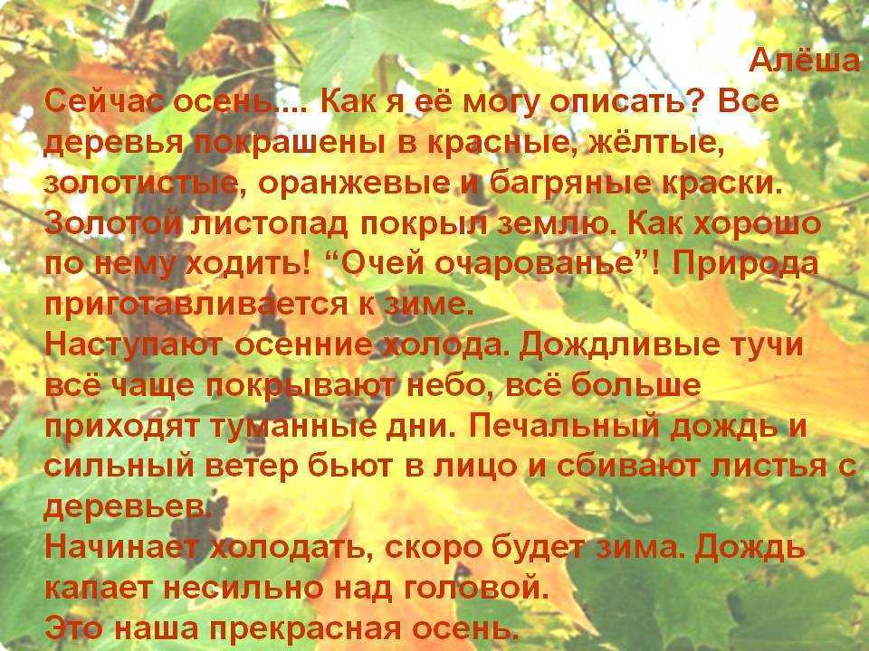 Осенняя природа