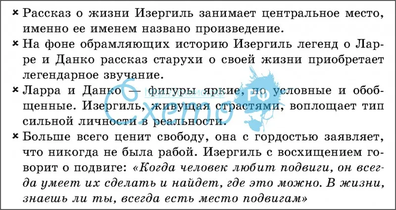 Тема и идея произведения «старуха изергиль»