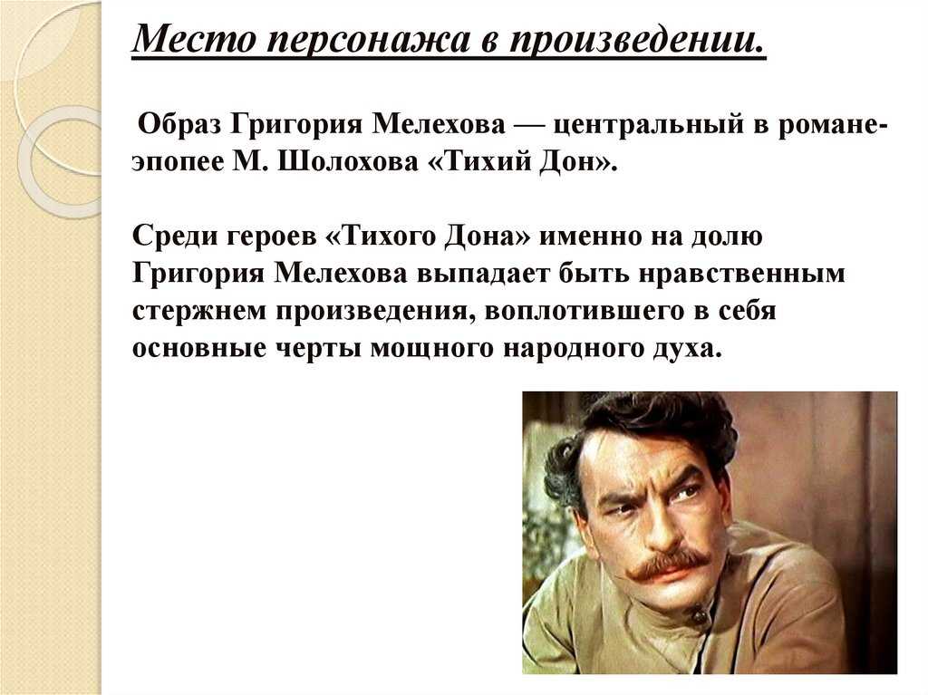 Характеристика главных героев романа «тихий дон»: описание григория, натальи, аксиньи и пантелея мелехова