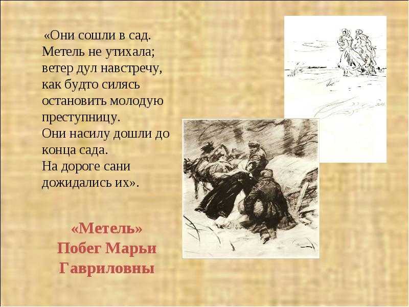Главные герои повести метель пушкин (+ второстепенные)