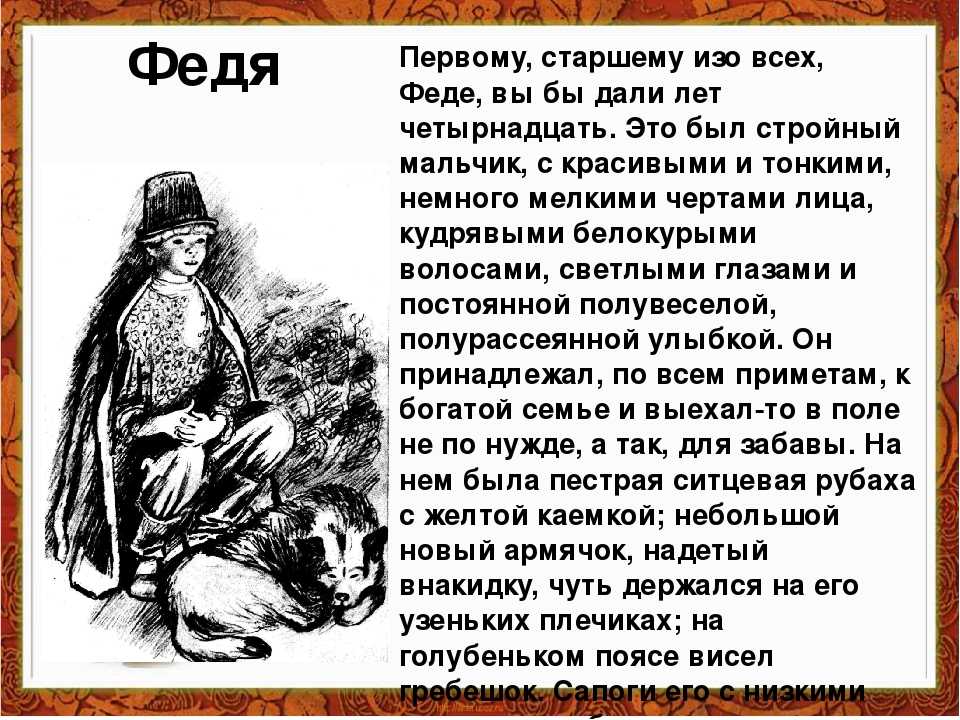 Характеристика мальчиков из произведения «бежин луг»: образ, характер, возраст, сравнение в таблице