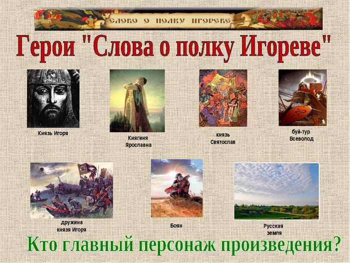 Анализ произведения "слово о полку игореве"  | литерагуру