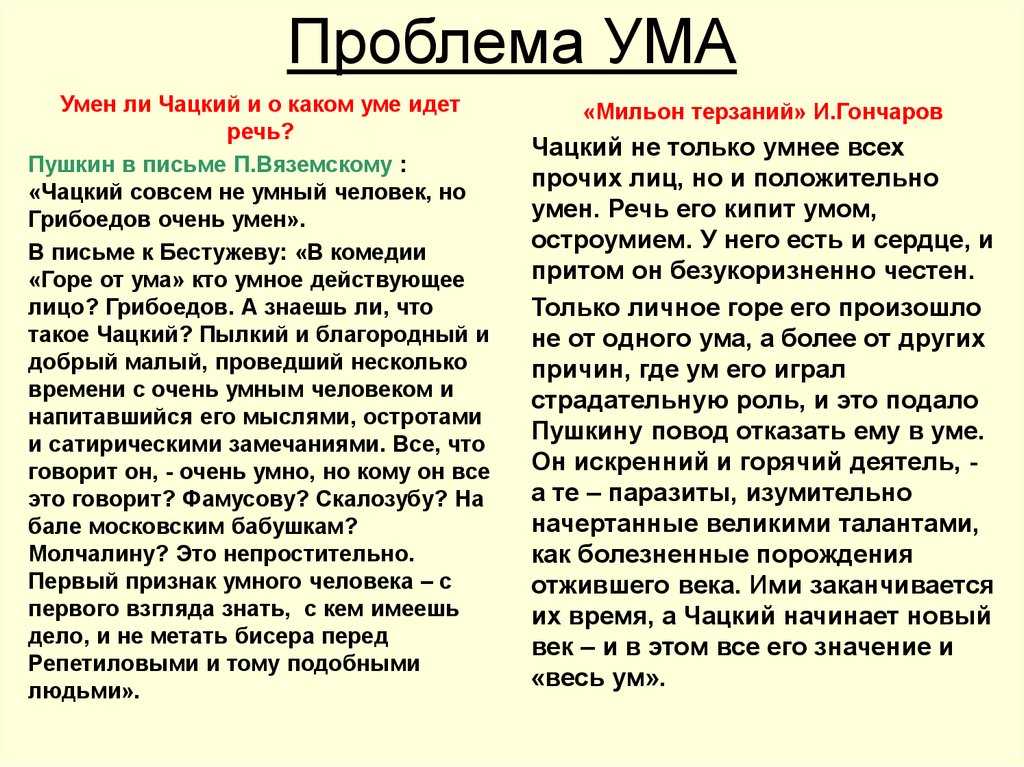 Горе от ума