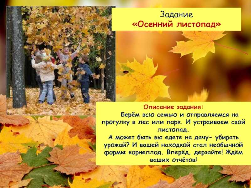 Сочинения про осень (более 10 штук)