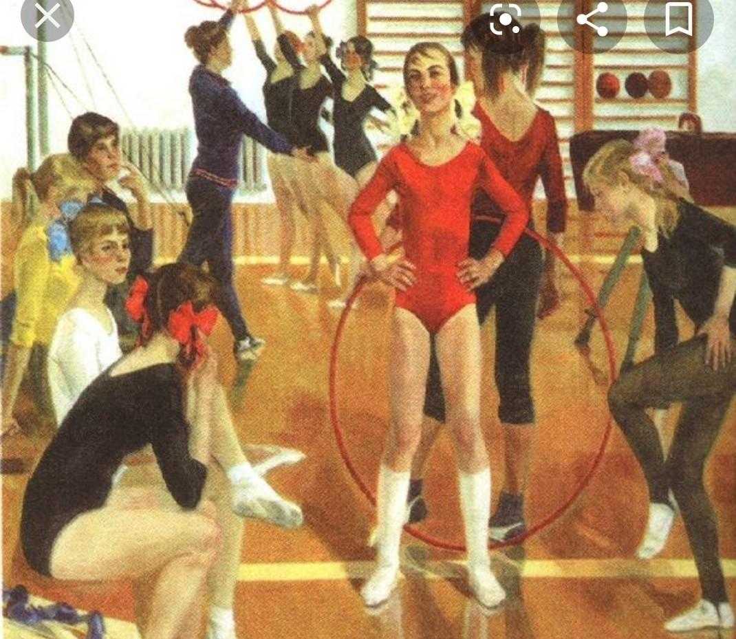 Сочинение-описание картины «детская спортивная школа», сайкина (2 варианта - кратко и подробно)