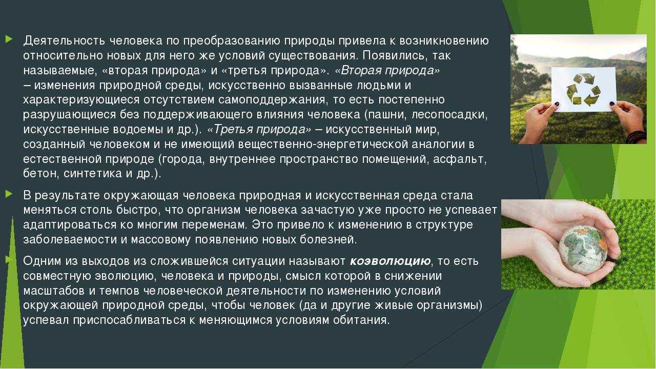 Сочинение человек и природа