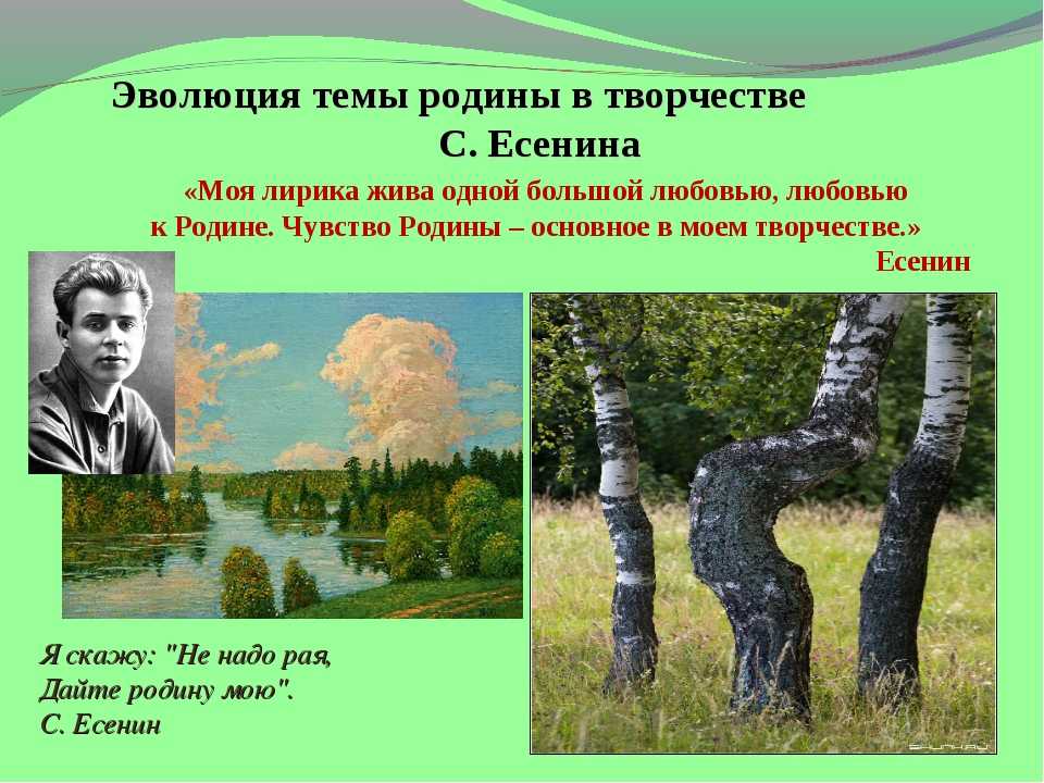 Образ россии в поэзии сергея есенина. сочинение. литература. 2009-01-12