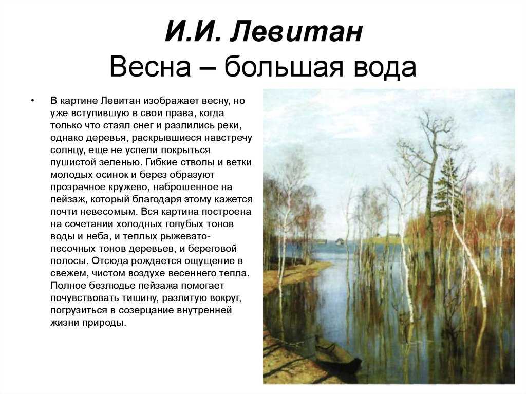 Сочинения про весну