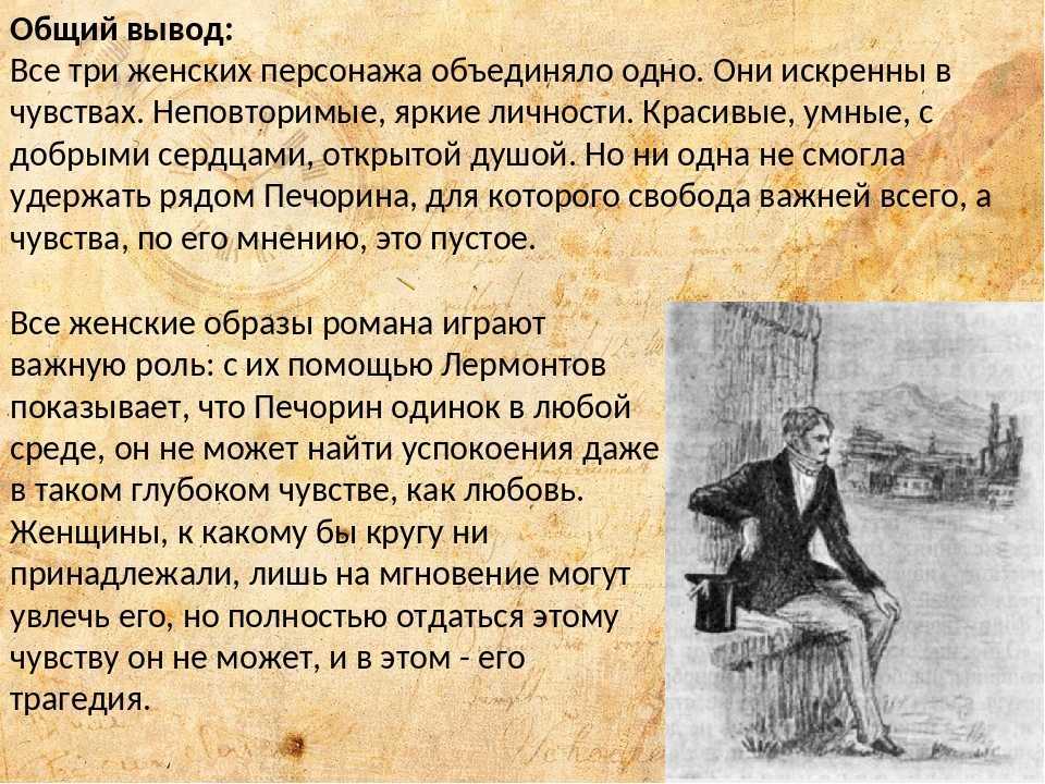 Характеристика печорина: краткая, подробная, цитатная