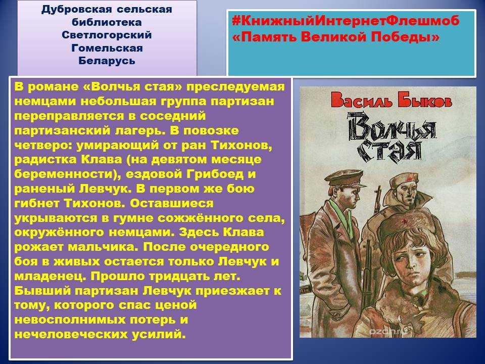 Анализ произведения быкова волчья стая