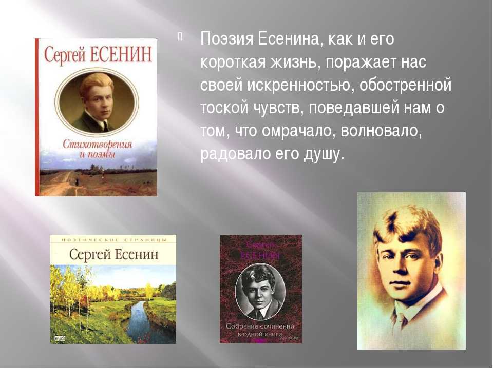 7 лучших сочинений на тему: «кратчайшая биография есенина»