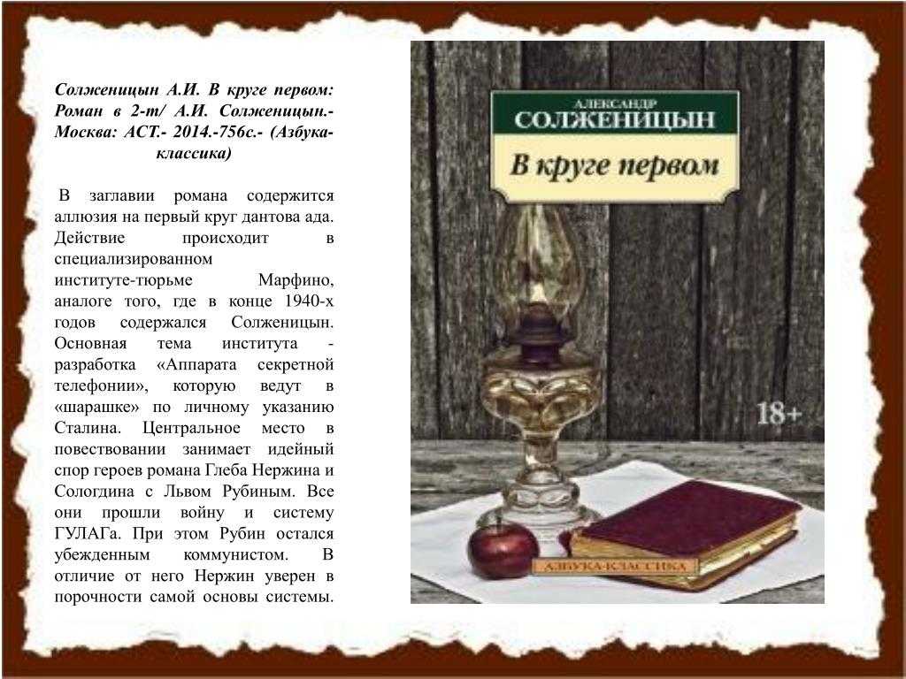 О чем писал солженицын кратко